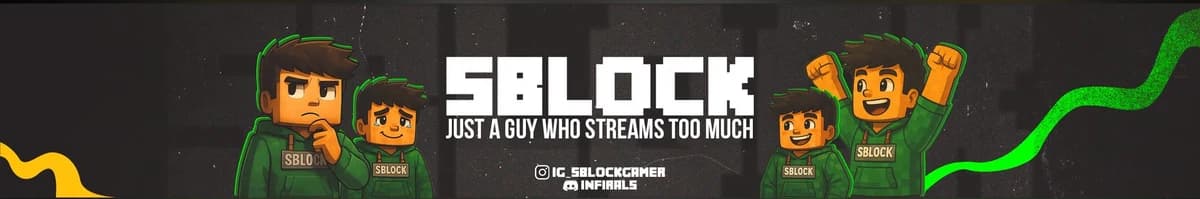 SBlockGamer channel banner