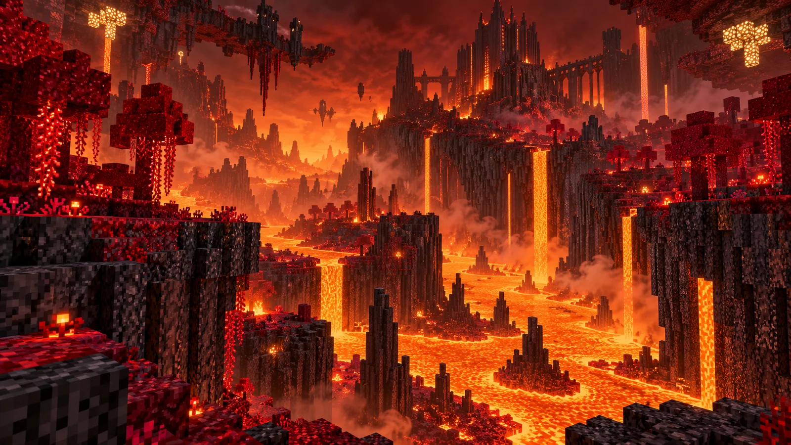 HALF HEART SMP Minecraft world concept