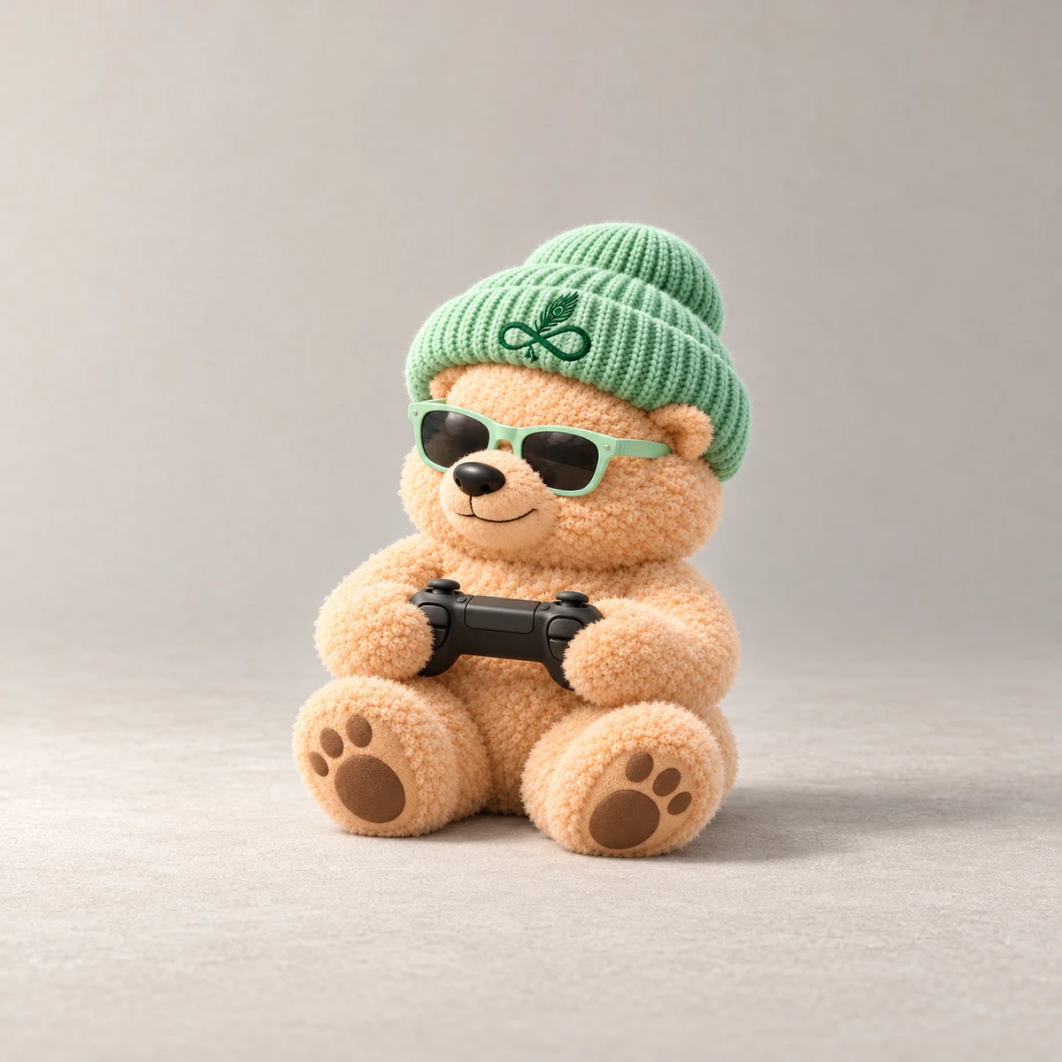 INFIRALS teddy with an embroidered logo representing Esports