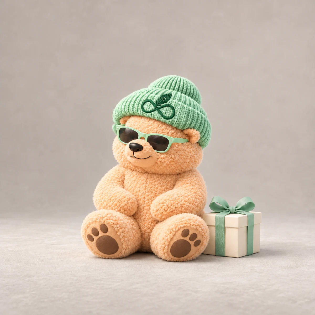 INFIRALS teddy with an embroidered logo representing Events & Giveaways